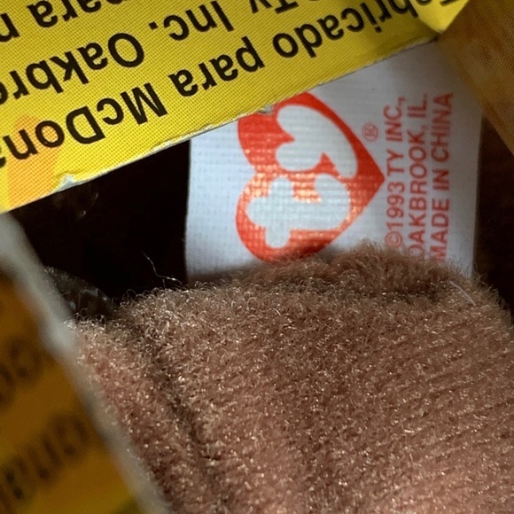 Vintage NEW Ty Beanie Babies Collector’s 1997 Britannia the Bear with errors! - Picture 2 of 4